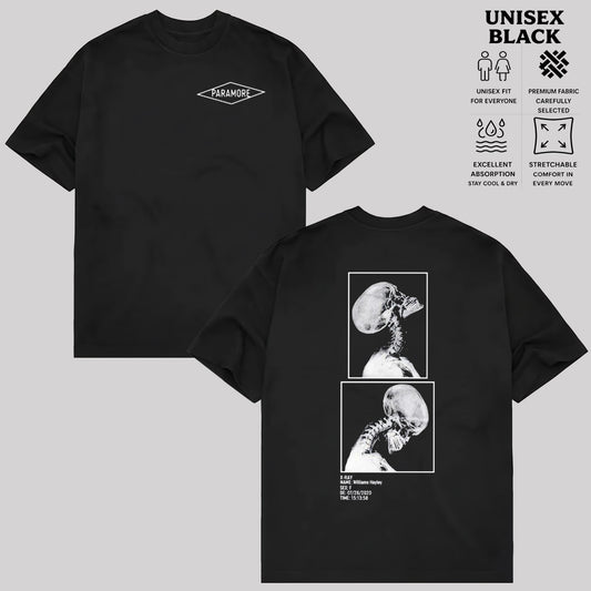 Paramore X-Ray Skeleton Graphic T-Shirt & Hoodie