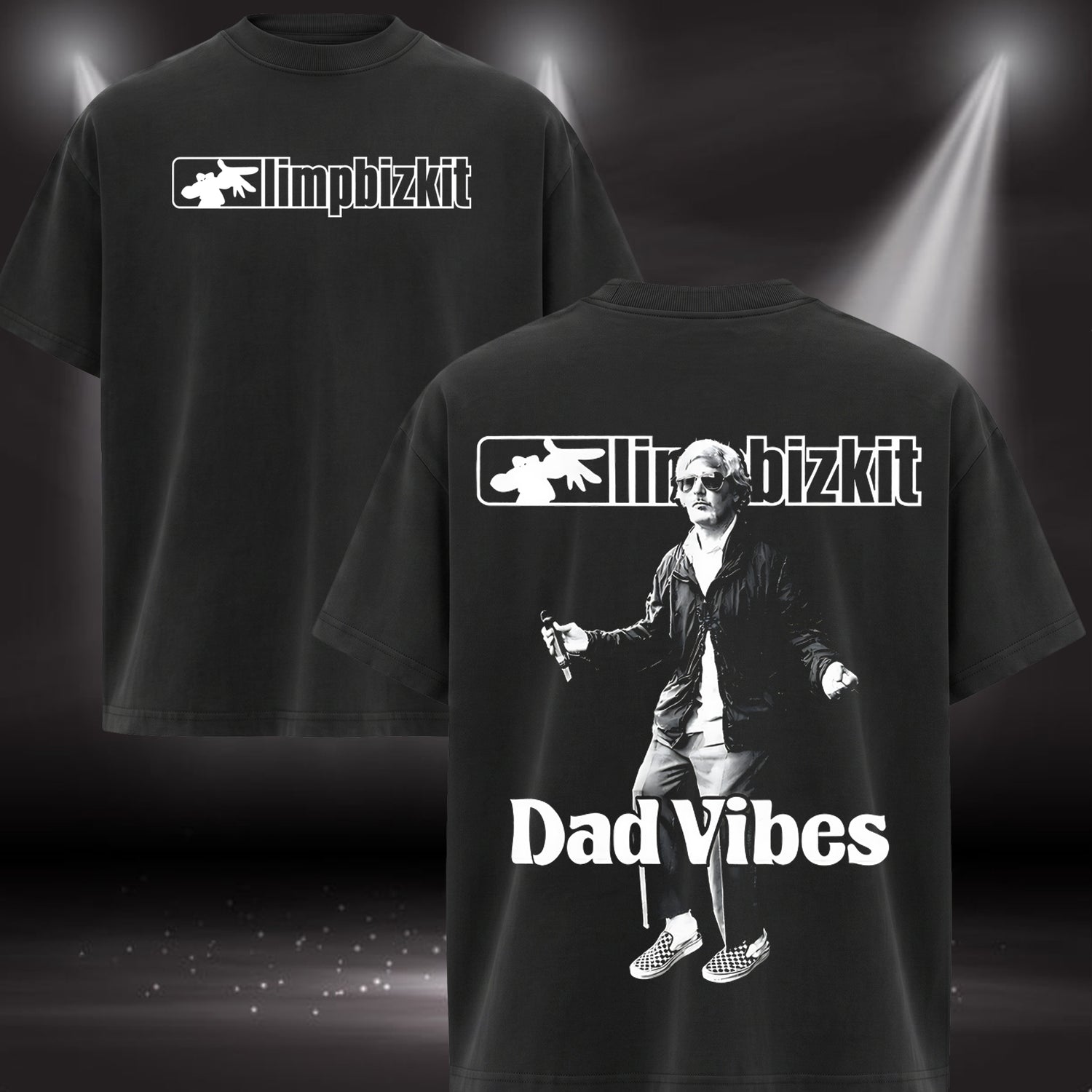 Retro Limp Bizkit "Dad Vibes" Rock Band T-Shirt, Hoodie