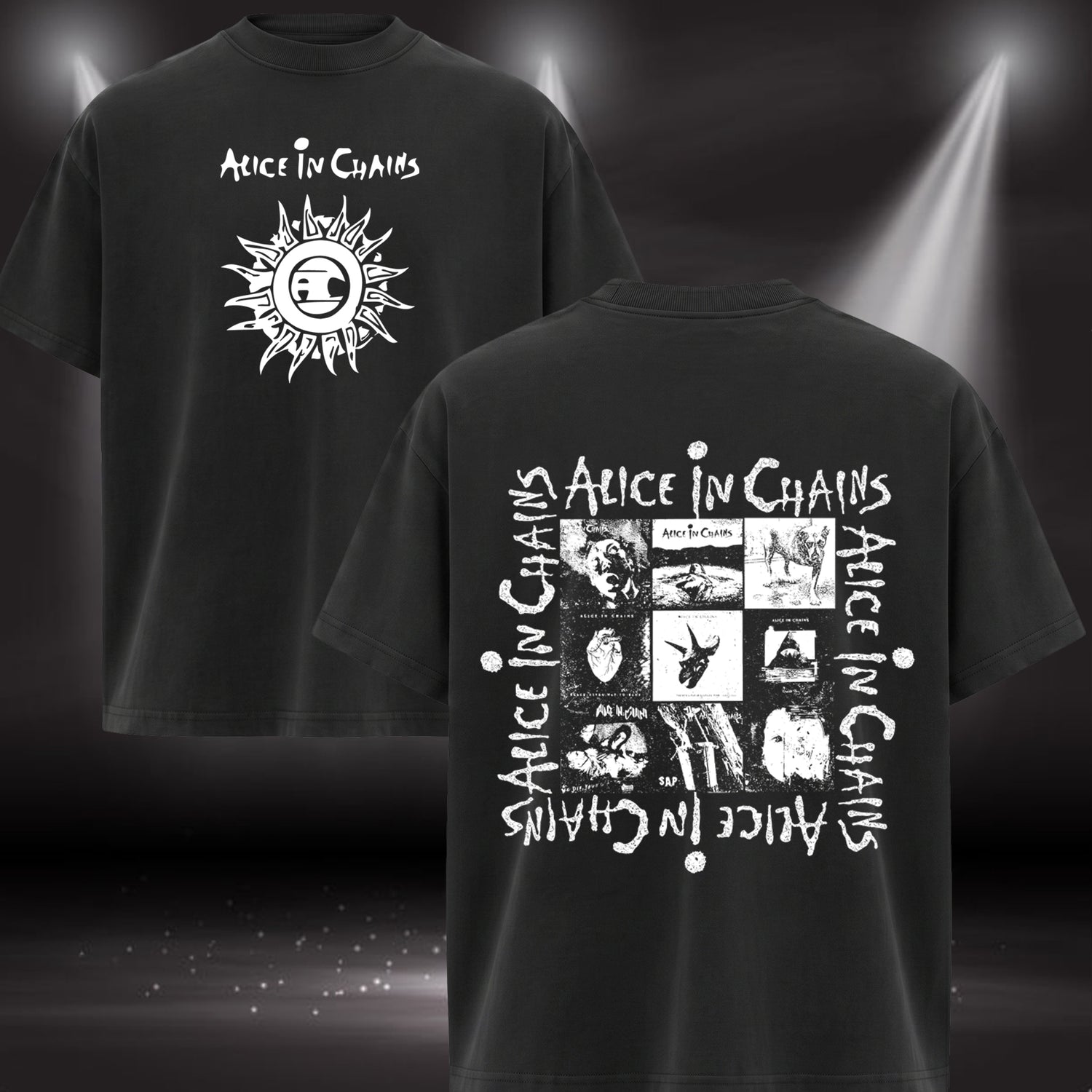 Retro 90s Vintage Album Covers Alice In Chains T-Shirt, Hoodie