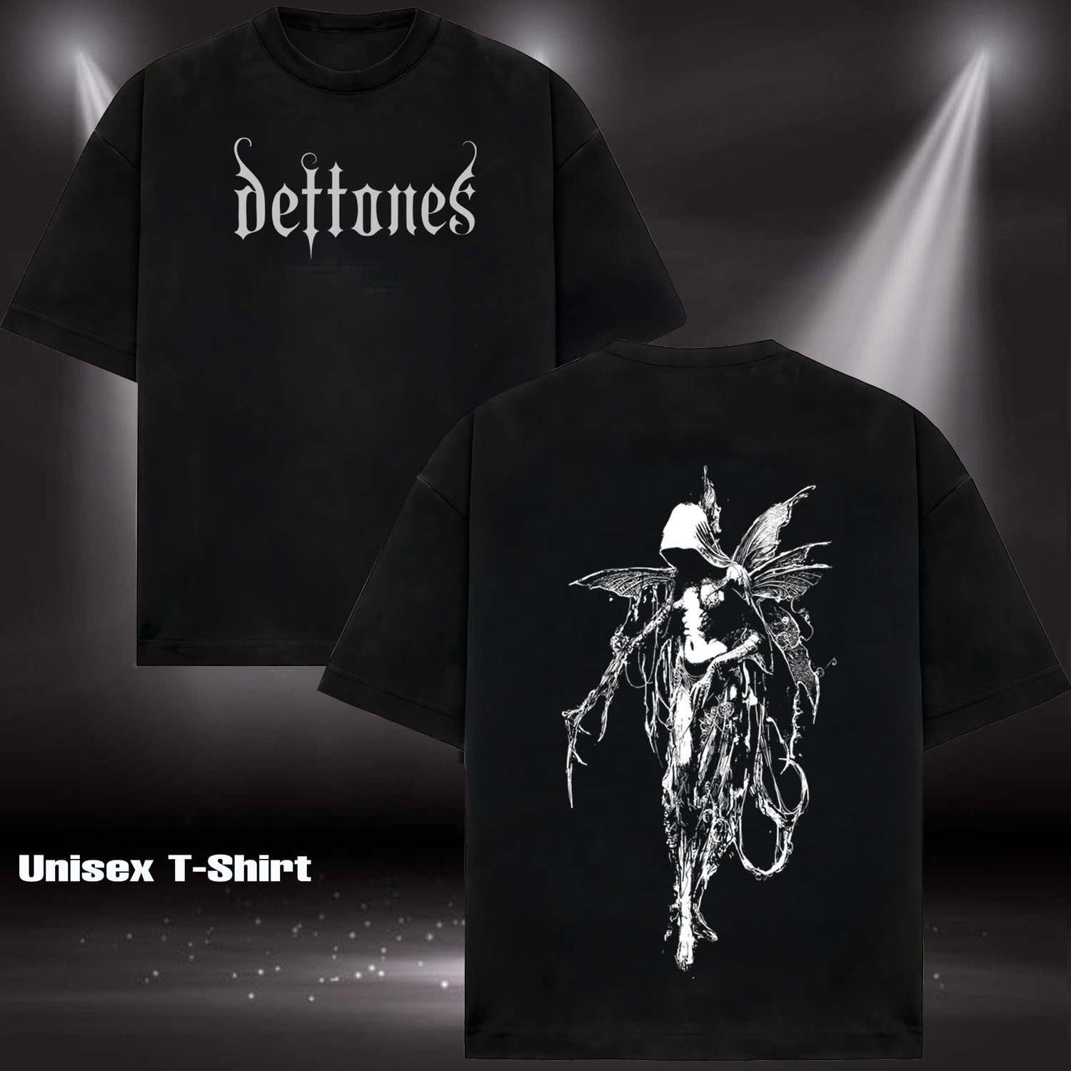 Deftones Vintage 90s Band Tee, Dark Y2k Graphic T-Shirt & Hoodie