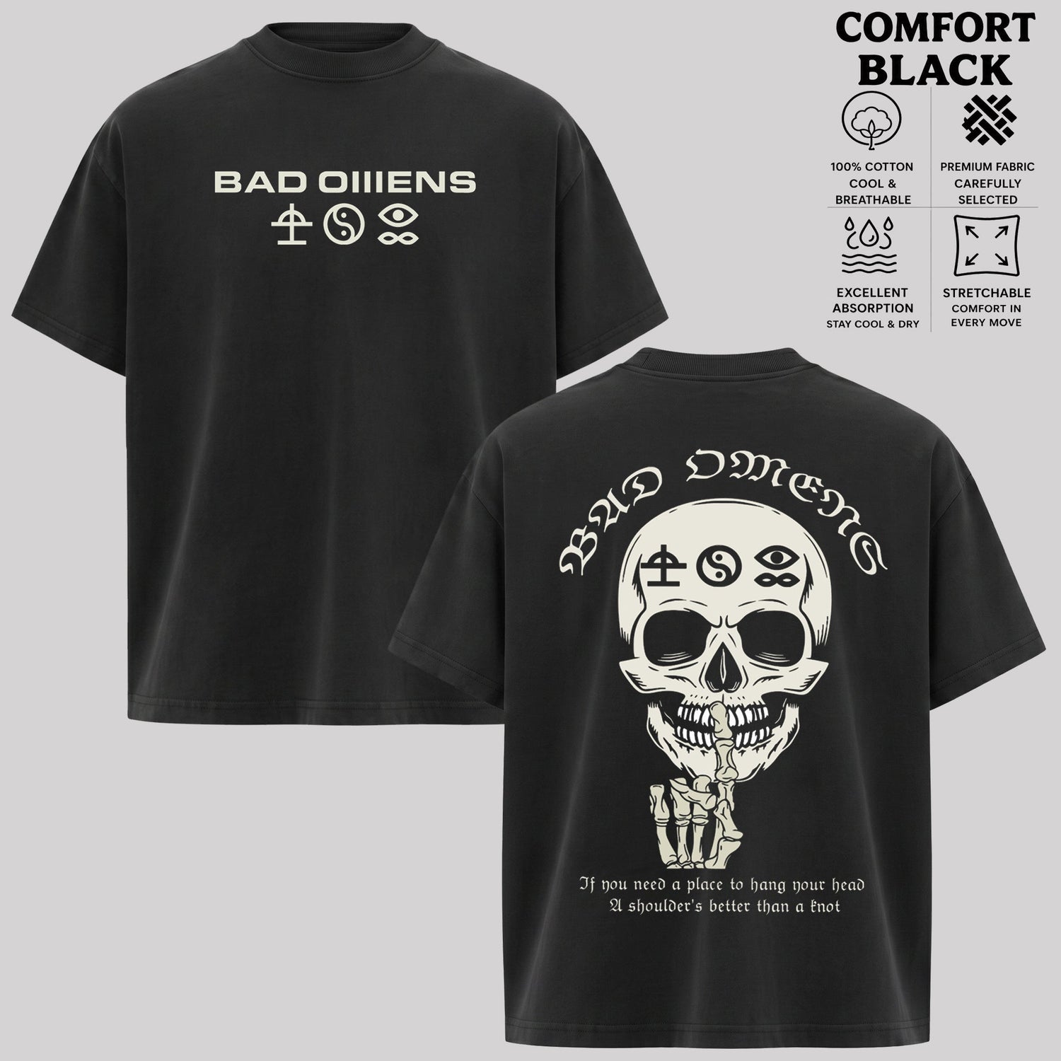 Retro Bad Omens Band Tour T-Shirt & Hoodie