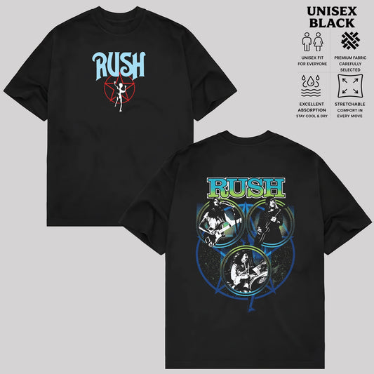 Rush Classic Rock Graphic Tee & Hoodie