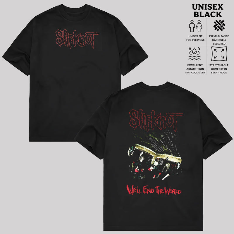 Vintage Slipknot "We'll End The World" concert T-shirt & hoodie