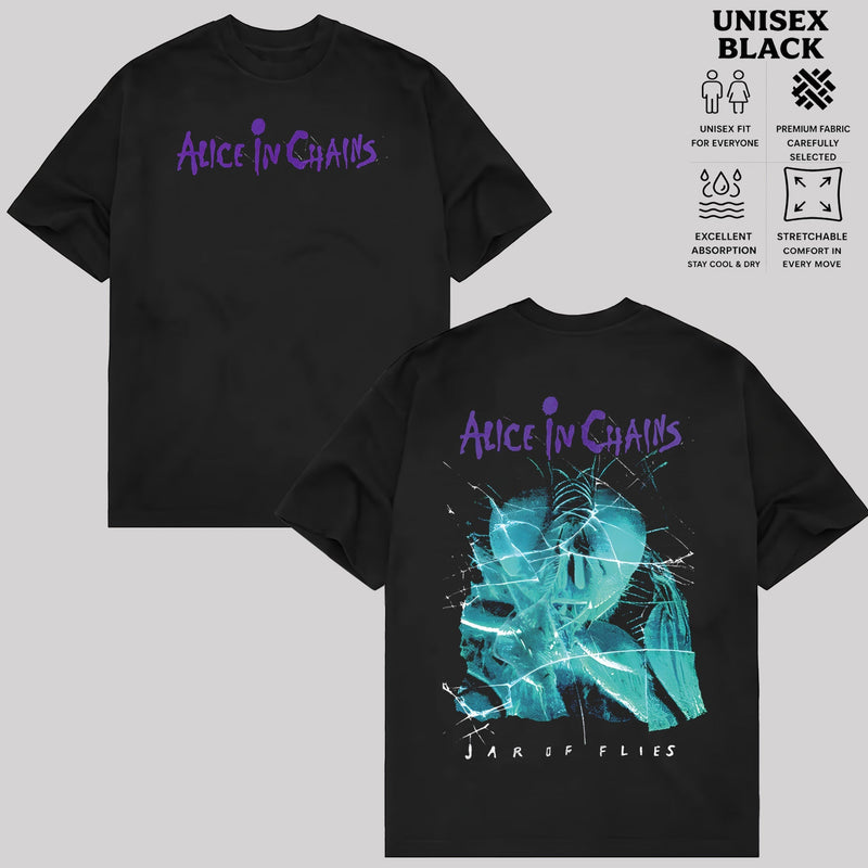 Retro Band Merchandise Official Alice In Chains Facelift T-Shirt & Hoodie