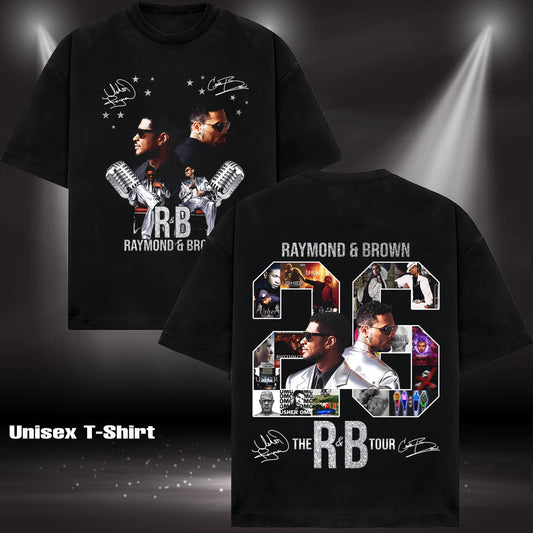 Vintage Concert Style The R&B Tour 2026 Raymond & Brown T-Shirt, Hoodie