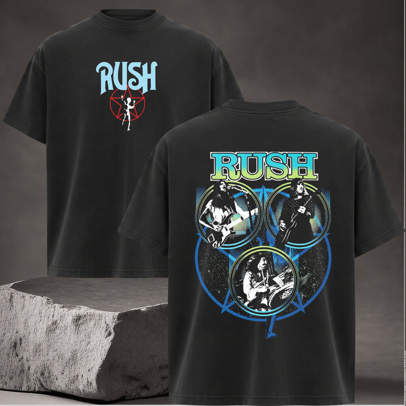 Vintage Rush and the band's 2026 tour Rock Band T-Shirt & Hoodie