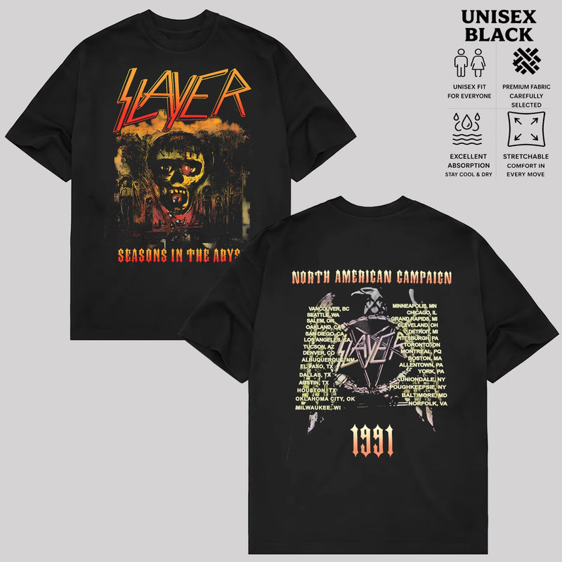 Slayer North American Campaign 1991 Shirt & Hoodie