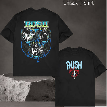Vintage Rush and the band's 2026 tour Rock Band T-Shirt & Hoodie
