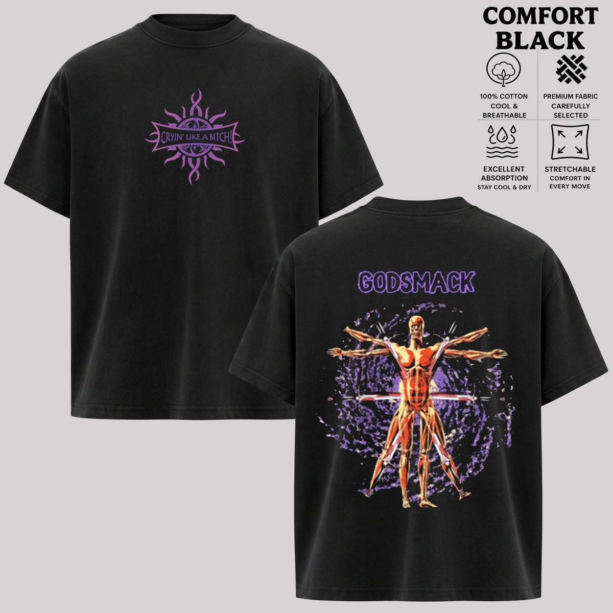 Godsmack Cryin Like a Bitch Shirt & Hoodie