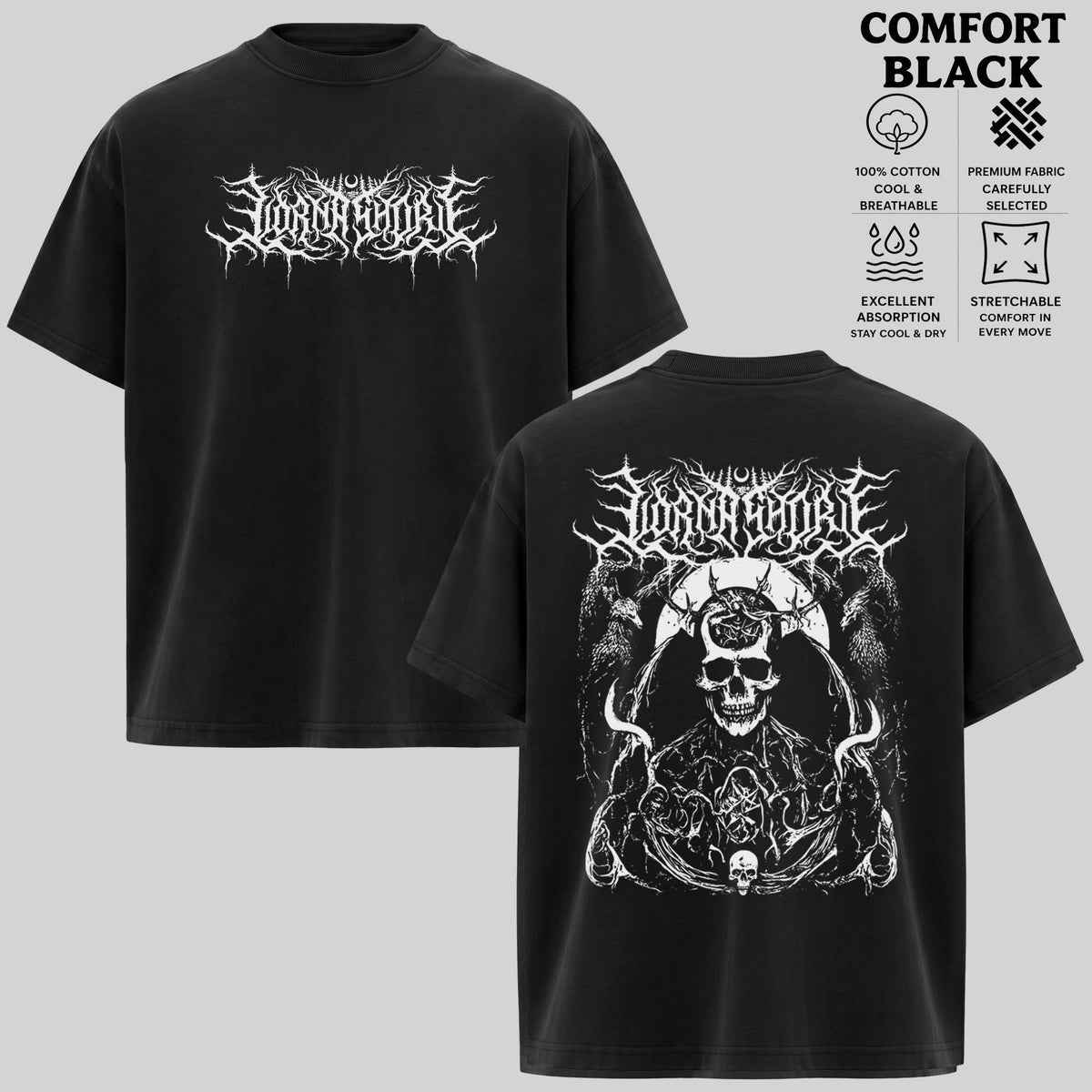 Lorna Shore Gothic Skull Shirt & Hoodie