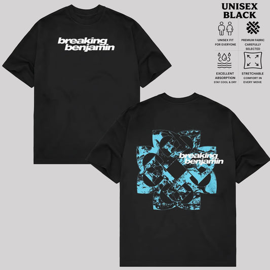 Vintage Breaking Benjamin Blue Symbol T-Shirt & Hoodie