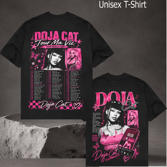 Vintage Doja Cat Tour Ma Vie World Tour Cotton T Shirt