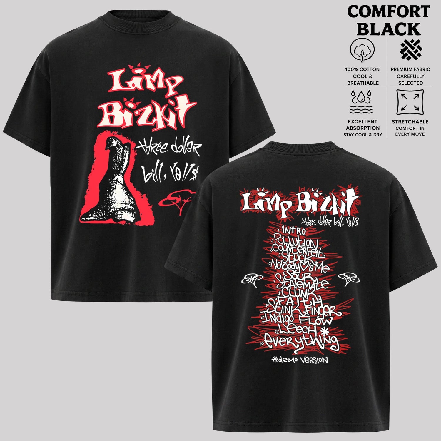 Retro Vintage 1997 Limp Bizkit T Shirt & Hoodie