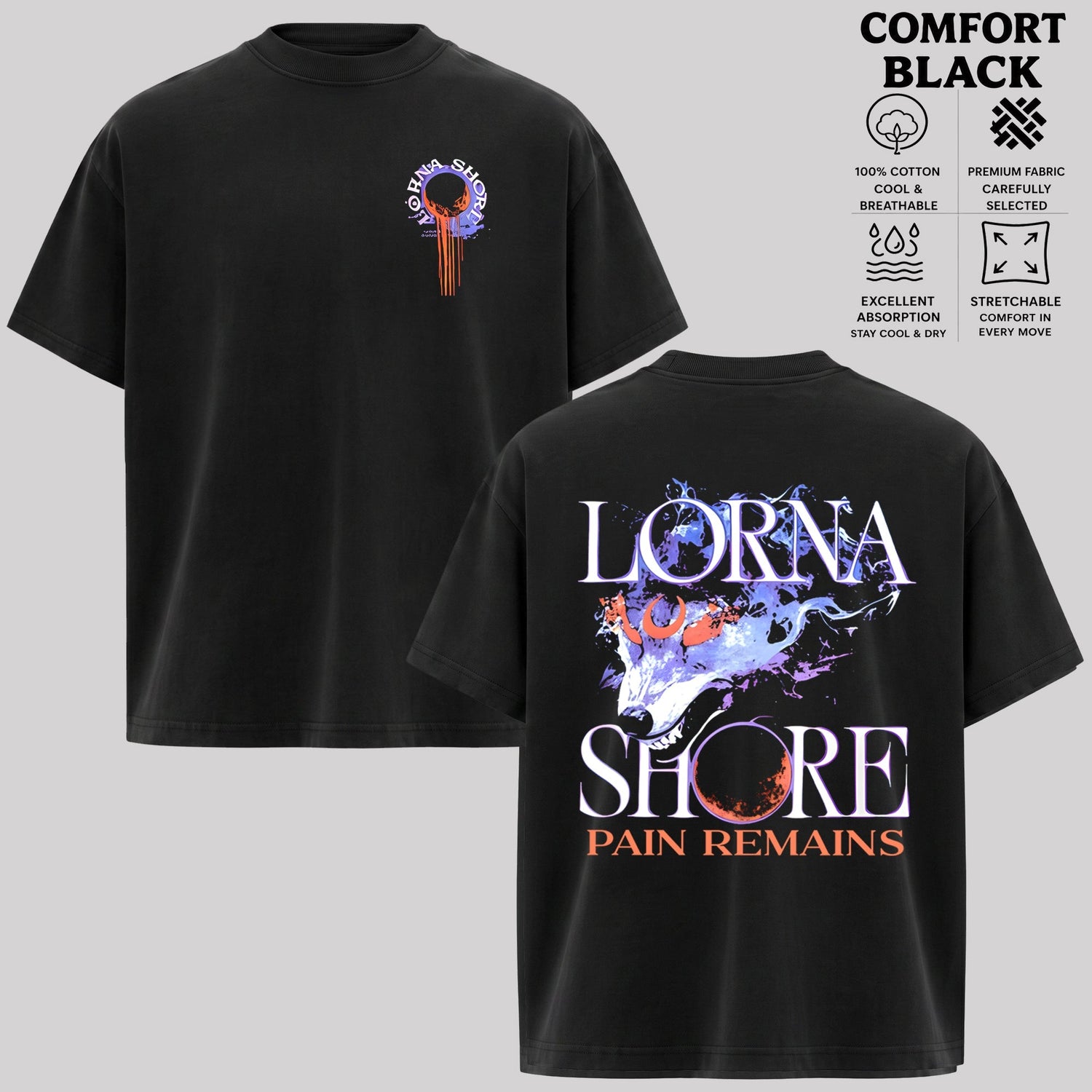 Lorna Shore Vintage Metal T-Shirt & Hoodie