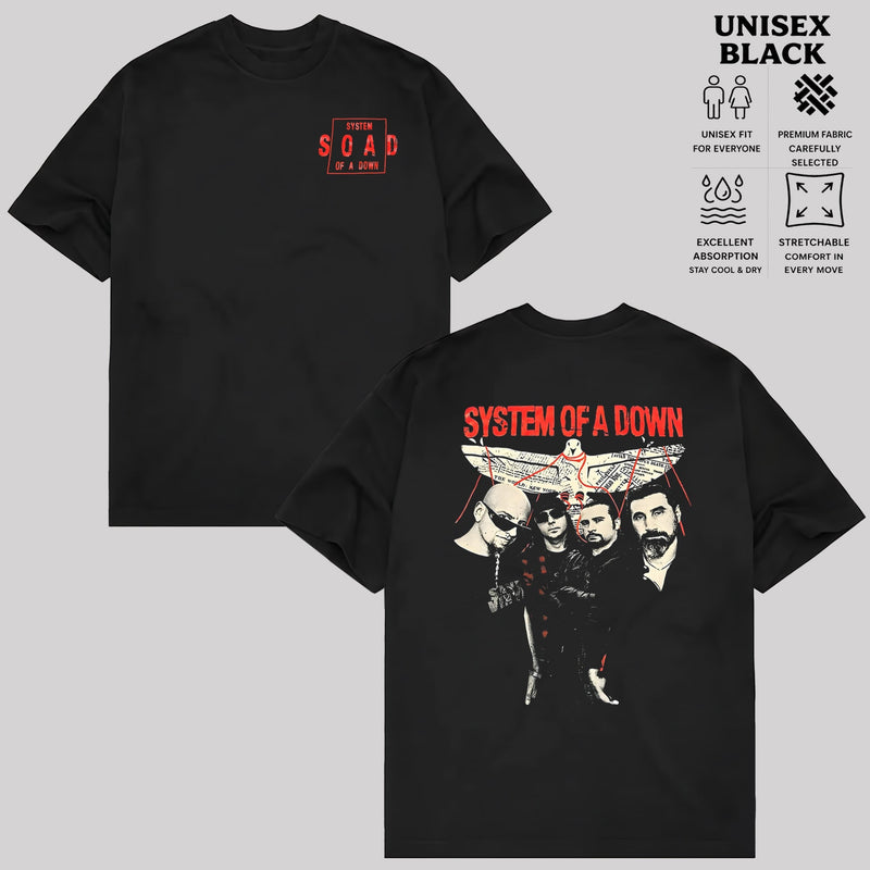 Vintage System of a Down Band T-Shirt & Hoodie