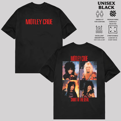 Vintage 90s Motley Crue Band Rock T-shirt  & Hoodie