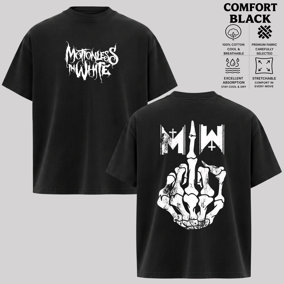 Retro Motionless in White T-shirt , MIW T-Shirt & Hoodie