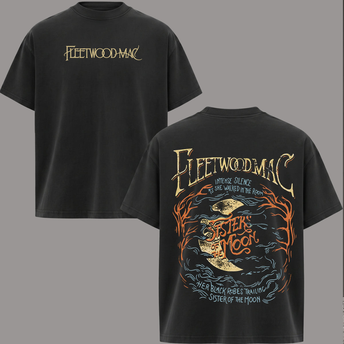 Fleetwood Mac Steviie Nicks Shirt Boho Witchy Rock Band Graphic