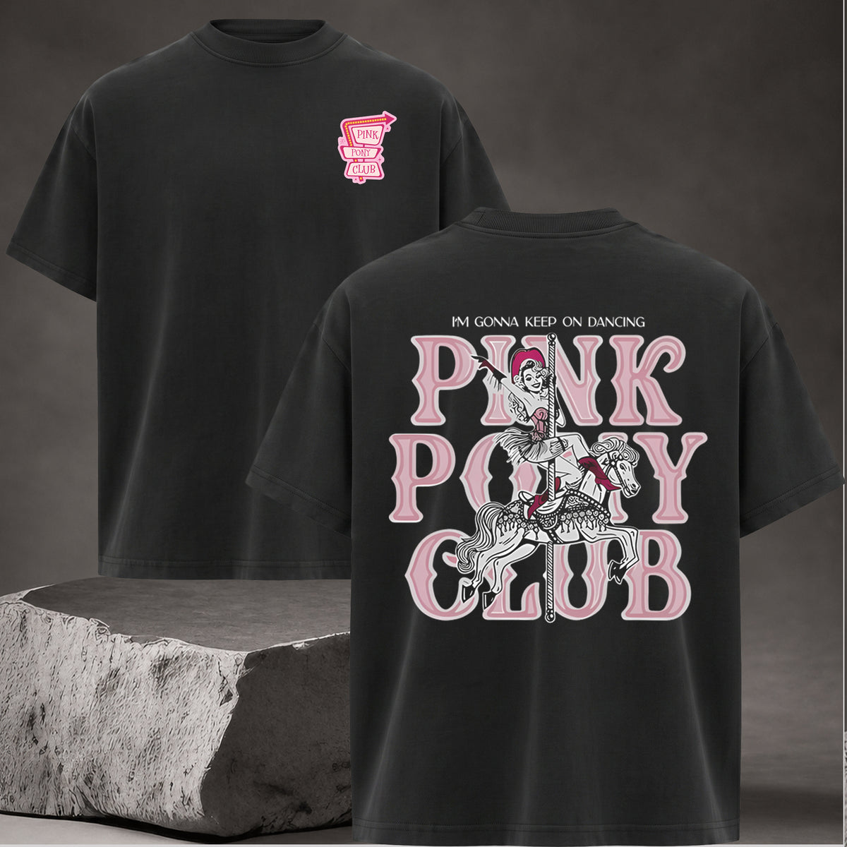 Vintage Pink Pony Club dance-pop new Album 2026 Shirt Band Graphic Tee