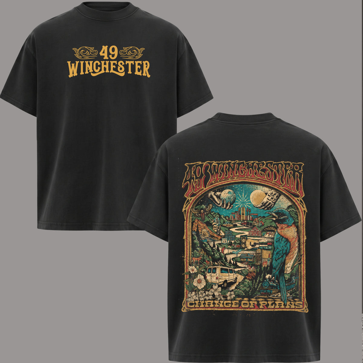 Vintage 49 Winchester Western Rock T-Shirt , Hoodie