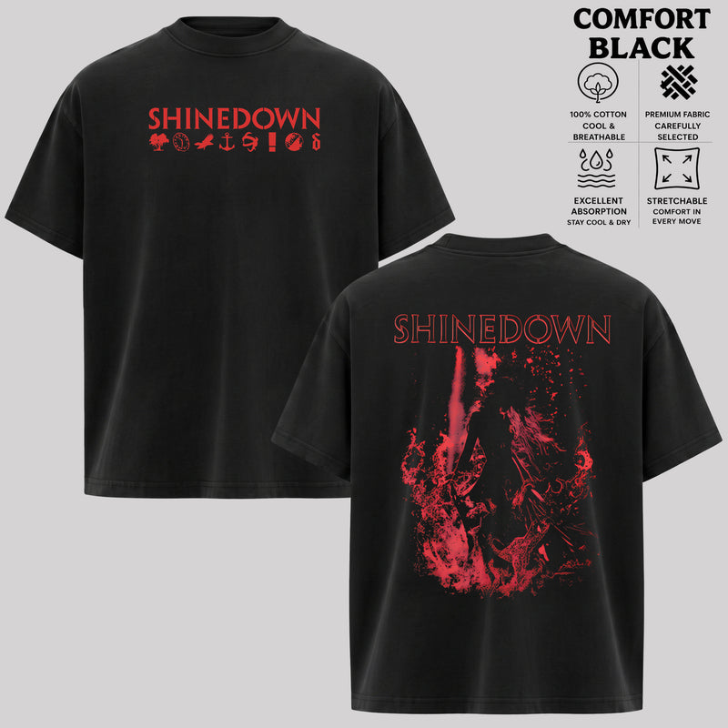 Retro Shinedown album Planet Zero Rock Band T-Shirt, Hoodie