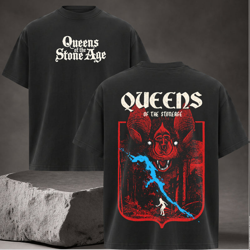 Retro Queens Of The Stone Age Band Shirt