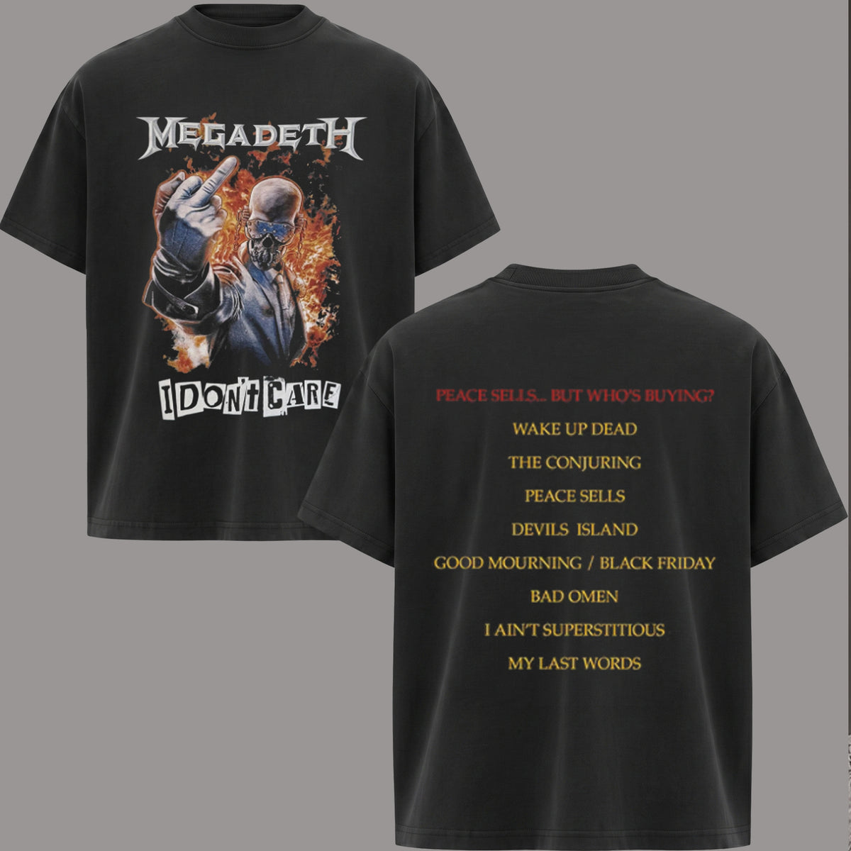 Megadeth Rock band Music Graphic Tee T-Shirt & Hoodie