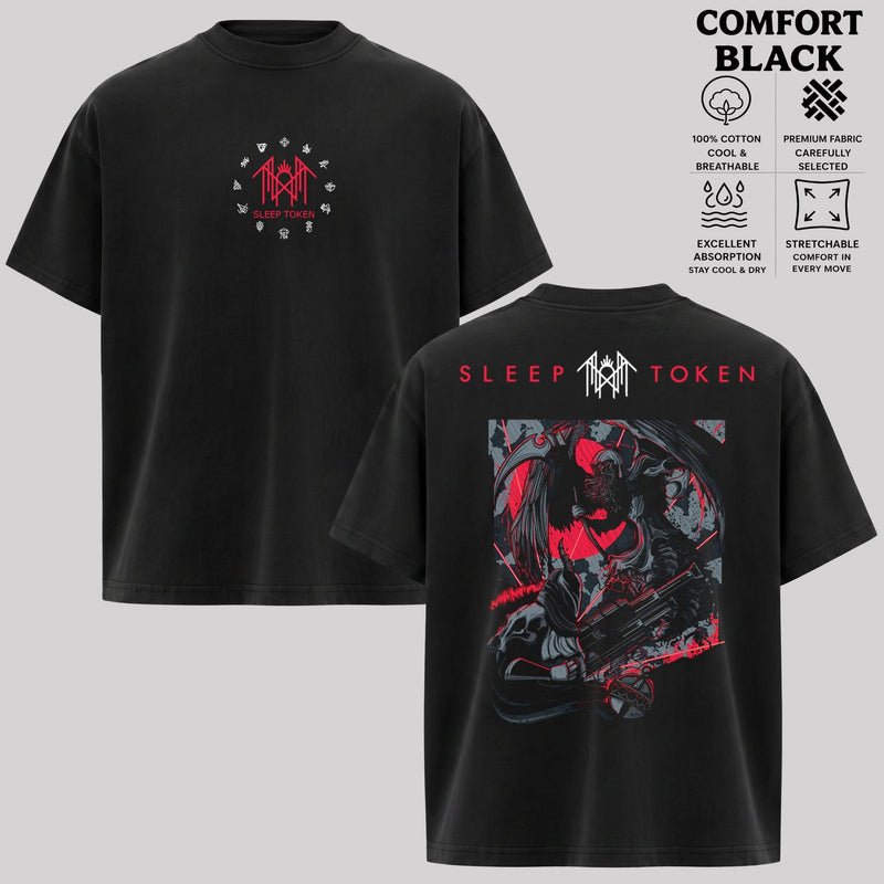 Sleep Token Crimson Reaper Graphic T-Shirt & Hoodie