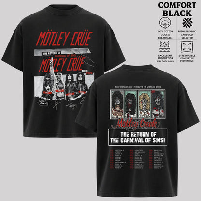 Retro Motley Crue Tour 2026 T-shirt  & Hoodie