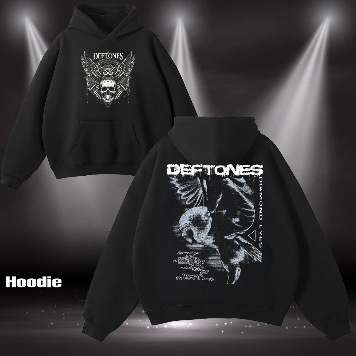 Deftones "Diamond Eyes", Vintage 90s Band Tee, Dark Y2k Graphic T-Shirt & Hoodie