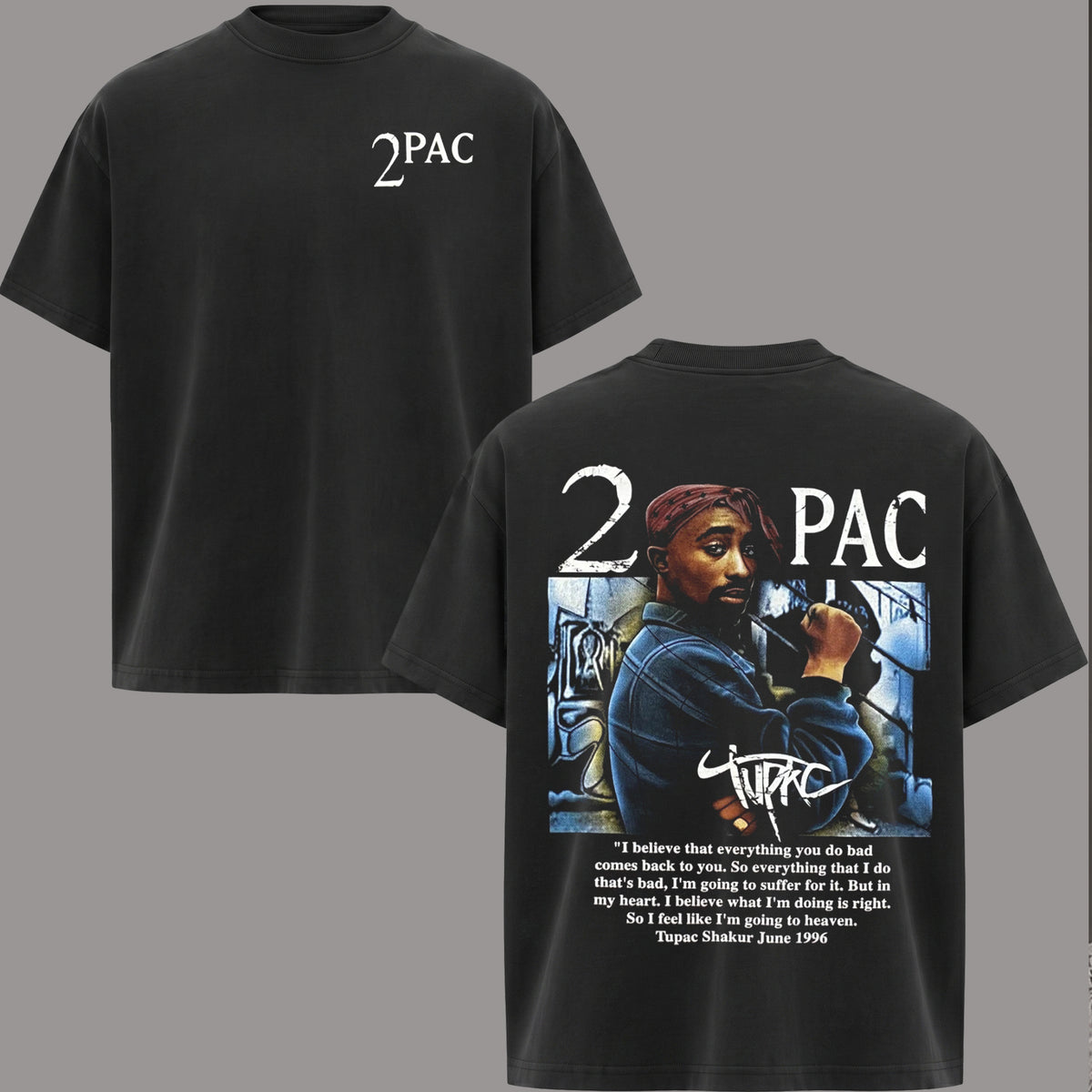 Retro Tupac 90s Hip Hop T-Shirt & Hoodie