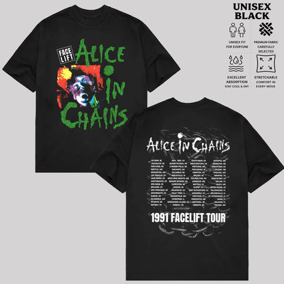 Retro Alice In Chains Facelift 1991 Tour t-shirt & Hoodie