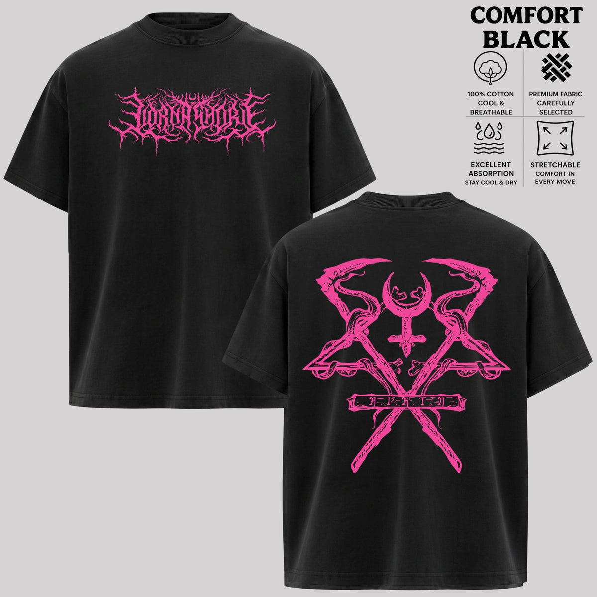 Lorna Shore Pink Sigil T-Shirt & Hoodie