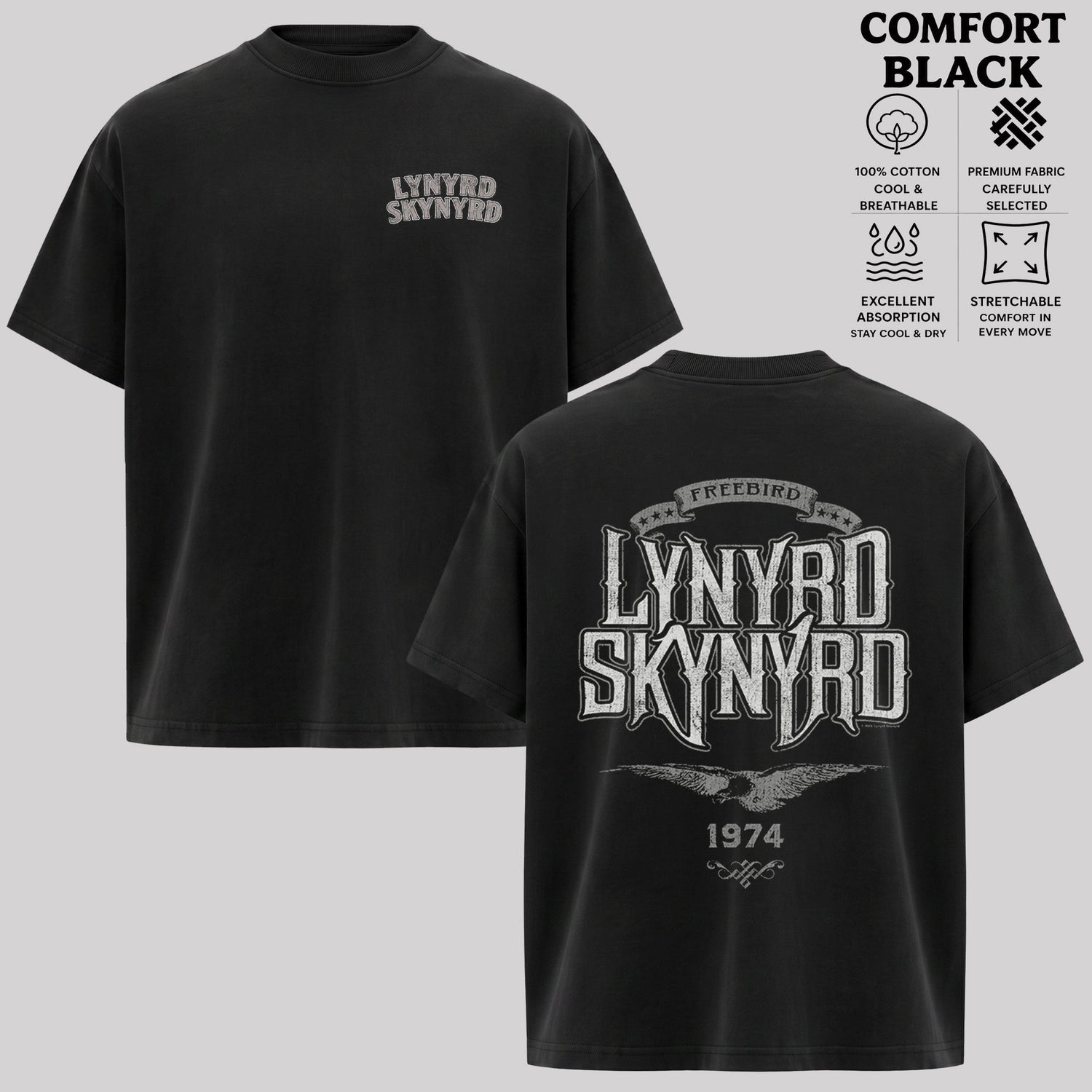 Lynyrd Skynyrd Free Bird 1974 T-Shirt & Hoodie