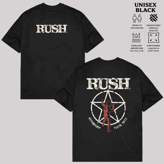 Rush American Tour 1977 T-Shirt & Hoodie