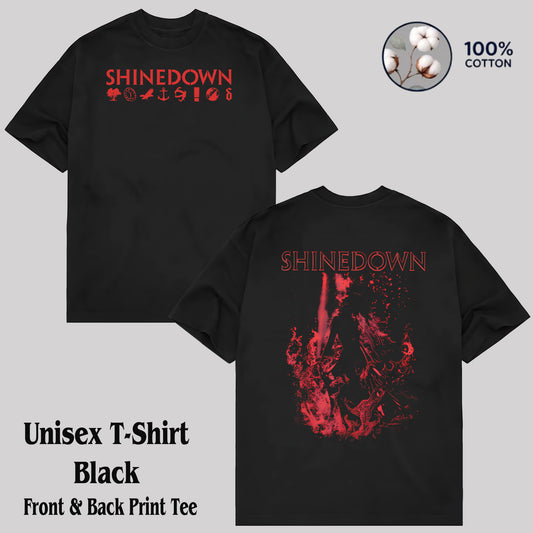 Retro Shinedown album Planet Zero Rock Band T-Shirt, Hoodie