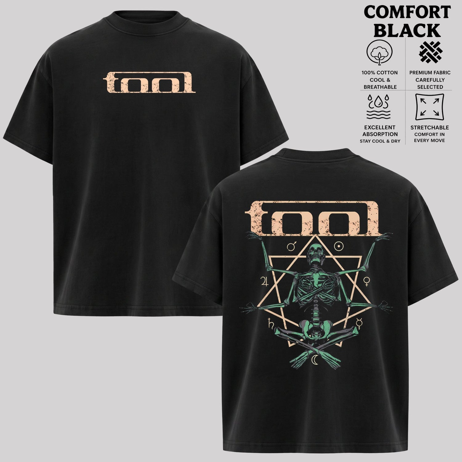 Vintage New Arrival Tool Band Lateralus Band T-shirt & hoodie