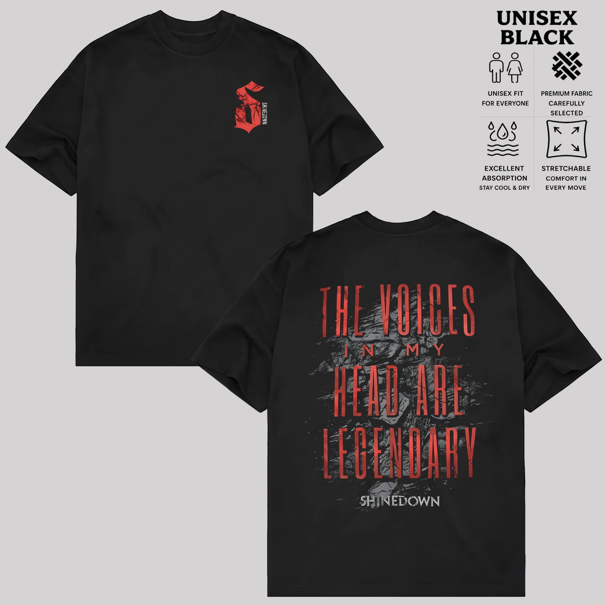 Vintage Shinedown The Voices T-shirt & Hoodie