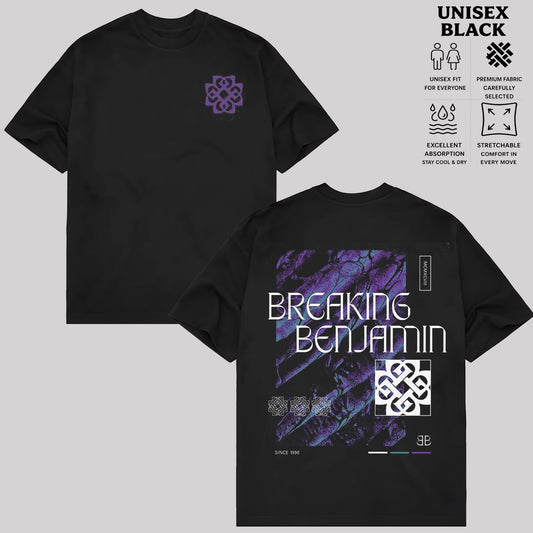 Breaking Benjamin Purple Graphic T-Shirt & Hoodie