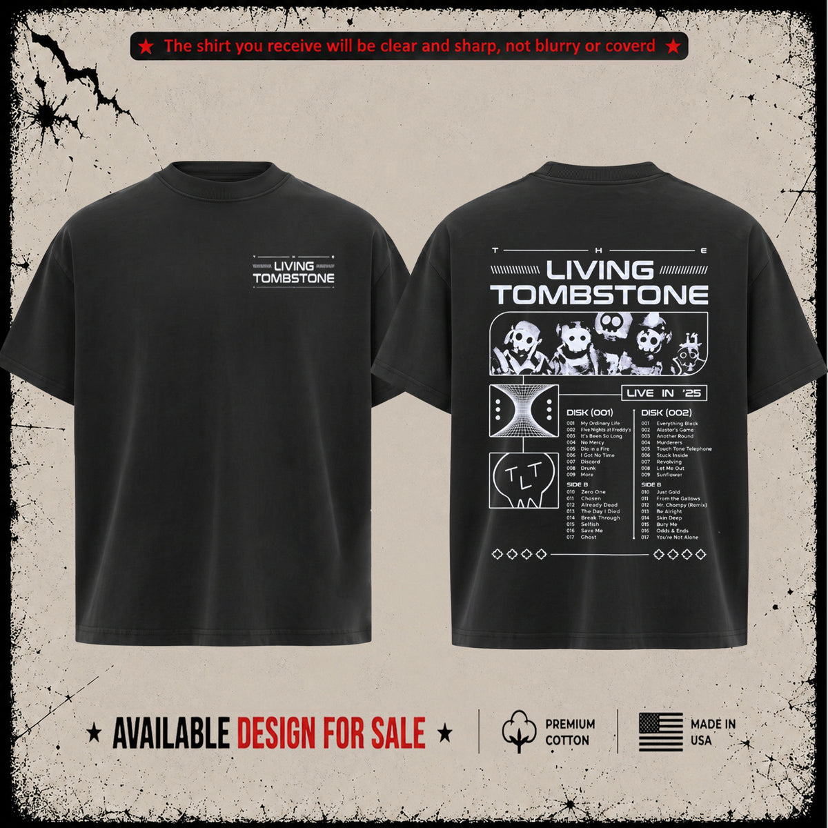 The Living Tombstone T-Shirt & Hoodie