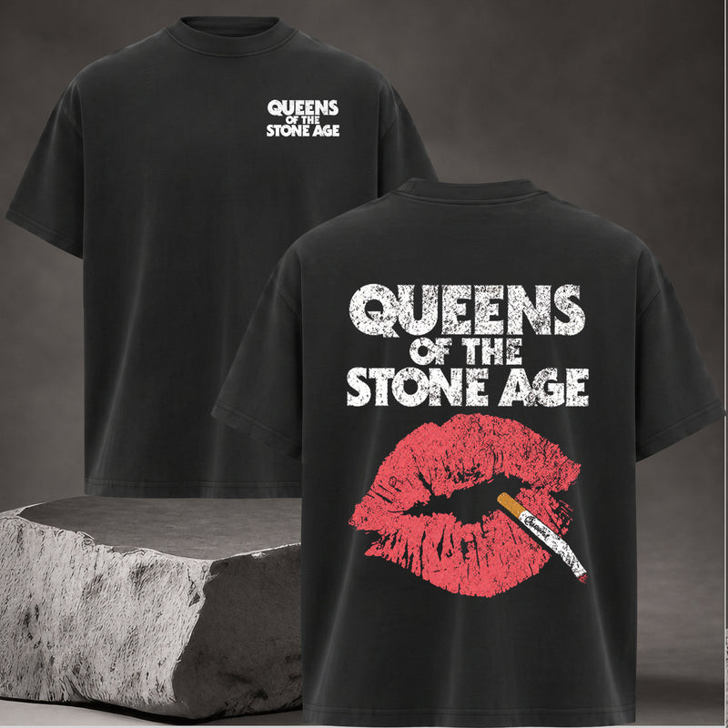 Queens Of The Stone Age Rock Band Graphic Tee Shirt