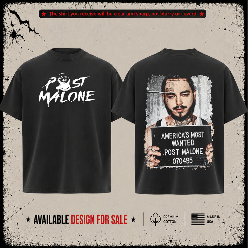 Vintage 90s Post Malone Shirt & Hoodie