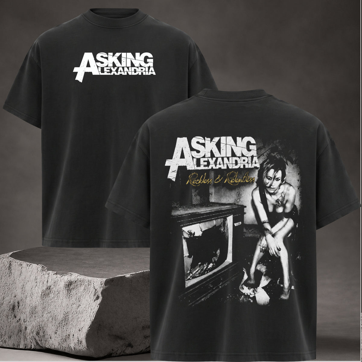 Retro Asking Alexandria T-Shirt, Double-Sided