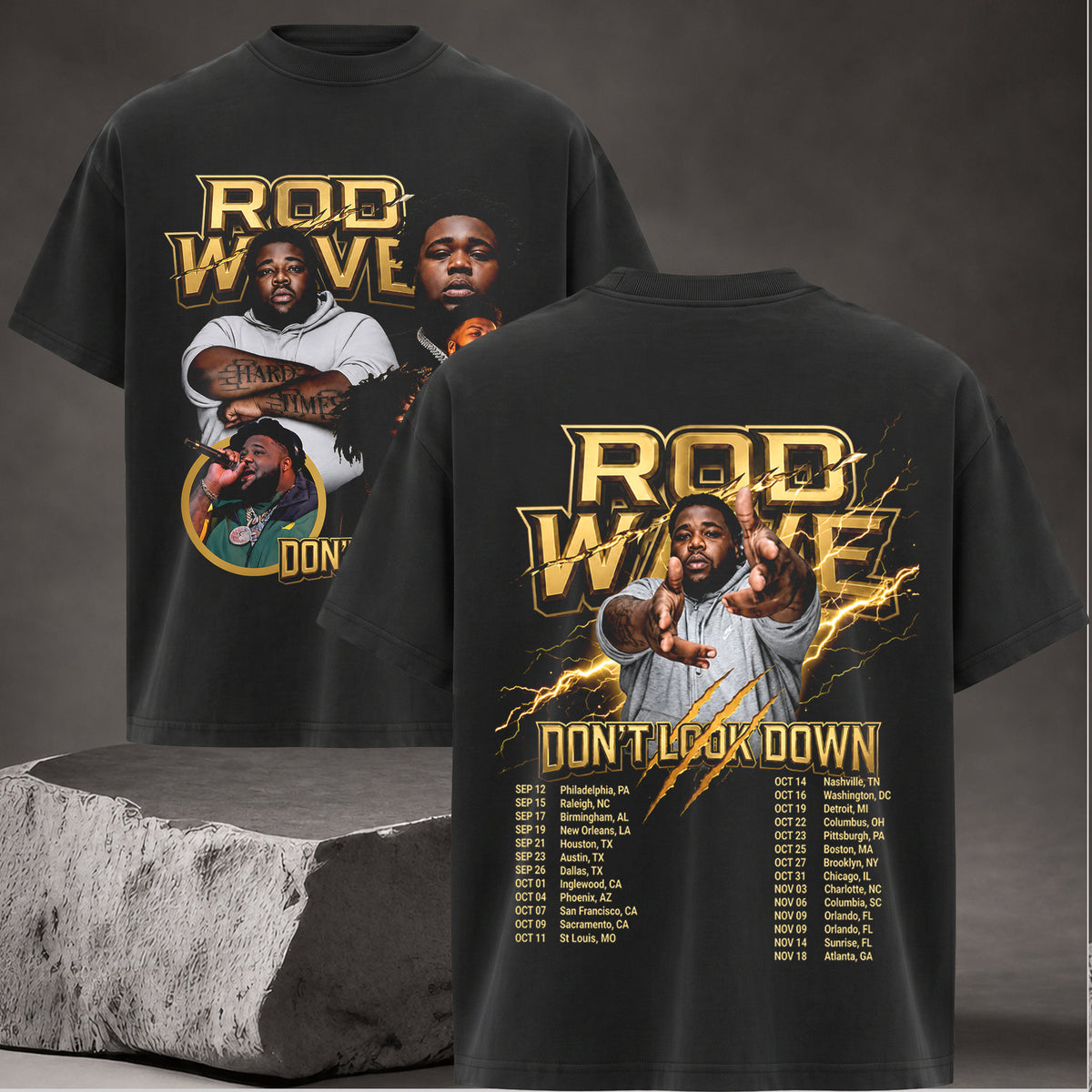 Vintage Rod Wave Don’t Look Down Tour 2026 T-Shirt, Hoodie